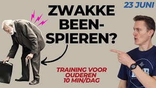 ZWAKKE BEENSPIEREN zorgen voor MEER PROBLEMEN dan je denkt Benen trainen voor 60plussers [upl. by Marge]