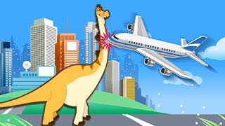 Facts on The Tallest Dinosaur DIPLODOCUS  Funny Dinosaur Cartoons for Children by Im A DInosaur [upl. by Nilyak]