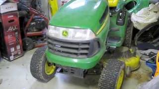 John Deere LA130 Riding Lawnmower Start Up Engine and Full Tour [upl. by Lerraf768]