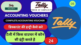 Complete Guide to Accounting Vouchers in TallyERP 9 Types of Voucher in Tally Basic Voucher Entry [upl. by Asp]