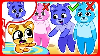 Daddy Copycat 🐻 Where Is My Real Daddy 😲 Kids Safety Cartoon by Funny Cubs [upl. by Koo927]