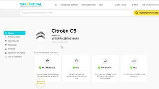 comparaison Carvertical et HistoVec sur mon Citroën C5 [upl. by Irolam]