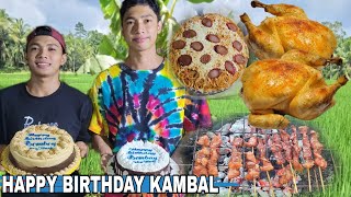 Kainan naSimpleng birthday celebration ni Kambal bomboy at bombay sa bukid [upl. by Laurance]