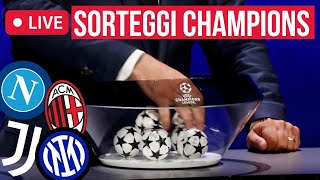 SORTEGGI Champions League in diretta 🔴⚽ Girone Napoli con Ajax Liverpool e Rangers [upl. by Corrianne]