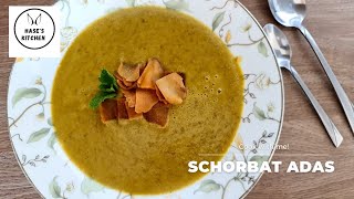 Schorbat Adas  die leckerste arabische Linsensuppe  Fladenbrot Croûtons Ramadan Iftar Rezepte 79 [upl. by Acinemod]