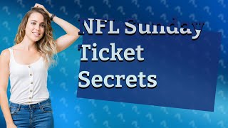 What is the best deal for NFL Sunday Ticket [upl. by Chemesh]