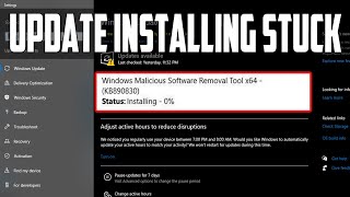 How to Fix Windows Update Installing Stuck on 0 in Windows 10 [upl. by Navoj]