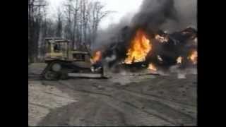 Tire Fire 1996 Grawn Michigan EPA [upl. by Willey263]