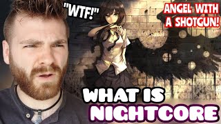 First Time Reacting to NIGHTCORE quotAngel With A Shotgunquot  REACTION [upl. by Letnwahs]