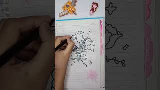 DIY tutorial drawing page ideas 😍🎁  shorts beautymyart coloringdrawings [upl. by Penelopa784]