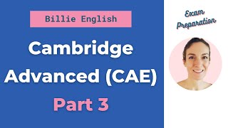 Cambridge Advanced Speaking Exam CAE 👍  Part 3 [upl. by Arber]