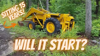 WILL IT START Massey Ferguson Backhoe Hasnt Run In 15 Years [upl. by Otrebor]