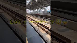 Life is not easy 🥺youtubeshorts metro hyderabad cityviralviews trendingshorts explorepage [upl. by Frasco]