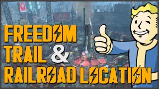 Fallout 4 How to find the Railroad Freedom Trail Location [upl. by Torbert608]