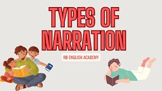 Types of Narration  Literary Elements  rbenglishacademy2399 [upl. by Beutler]