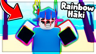 I Unlocked Rainbow Haki And It Is INSANE Blox Fruits [upl. by Heaps]