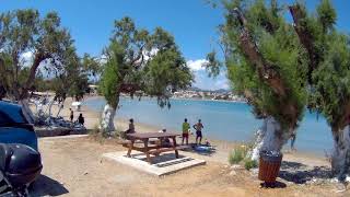 Kalamaki beach of Galatas village in Crete [upl. by Annawak]