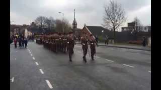 Mercian Regiment March Past [upl. by Rosemarie84]