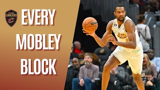 Every Evan Mobley Block Cleveland Cavaliers [upl. by Finnie]