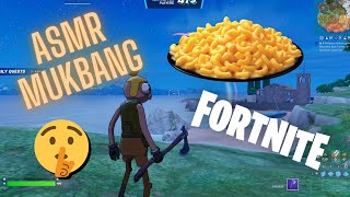 ASMR Gaming  Mac amp Cheese Mukbang 🥣  Spectating NEW FORTNITE SEASON  Whispering Mouth Sounds [upl. by Htiel]