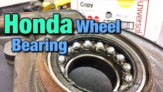 How To Replace A Honda Wheel Bearing [upl. by Idurt]