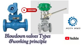 Blowdown valves types ampworking principle explain tamil [upl. by Moscow]