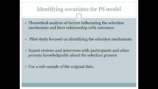 Overview of Propensity Score Estimation [upl. by Aineval405]