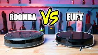 Roomba 694 vs Eufy 11s Slim  Battle of the Bestsellers  Robot Vacuum Wars [upl. by Idnod489]