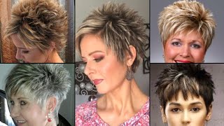 Best Of Mess Spiky Pixie HairCuts With Asymmetrical Bangs 2022Hair Styles Pro [upl. by Niletac916]