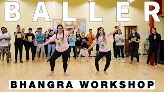 BALLER WORKSHOP  SHUBH  BHANGRA EMPIRE [upl. by Annie]