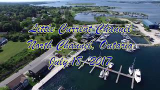 Little Current Manitoulin Island Ontario  07182017  Channel Tour [upl. by Hanah721]