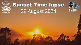 Sunset Timelapse 29 August 2024 [upl. by Mavilia360]