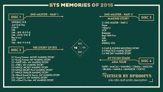 VietsubBPROOFVN BTS OF MEMORIES 2016 FULL [upl. by Gelasias]