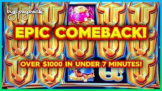 EPIC COMEBACK on HIGH LIMIT Bull Blitz Slots [upl. by Kev]