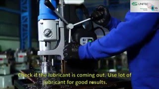 How to Use Annular Cutters with Magnetic Drilling Machines  CS Unitec [upl. by Tice126]