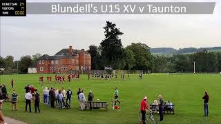 Blundells School U15’s National Cup Game v Taunton [upl. by Eylrac]