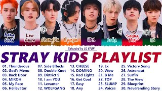 STRAYKIDS PLAYLIST 2021 UPDATED  스트레이 키즈 노래 모음 [upl. by Besse667]