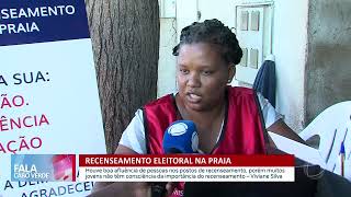 Recenseamento eleitoral na Praia  Fala Cabo Verde [upl. by Erialb772]