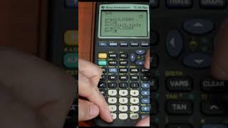 TI83 Plus Programable Calculator Highlights Shorts [upl. by Yrocej304]