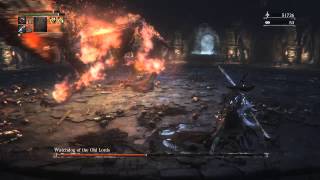 Bloodborne  Watchdog of the Old Lords Cursed Defiled Chalice Boss [upl. by Robby]