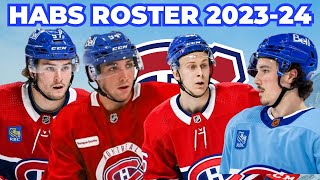 MONTREAL CANADIENS ROSTER [upl. by Oilicec28]