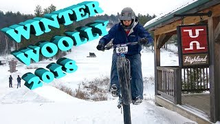 2018 Winter Woolly  Highland Mountain Bike Park  Northfield New Hampshire [upl. by Elleon]