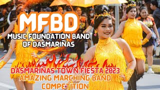 Music Foundation Band of Dasmariñas  Dasmariñas Fiesta 2023 amazingMarchingBandCompetition [upl. by Jurkoic770]