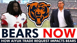 Bears UPDATED Salary Cap Space  How Brandon Aiyuk’s Trade Request Impacts Chicago  Bears Rumors [upl. by Brenna]