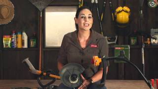 RYOBI What is a bump feed trimming line head [upl. by Cartan]