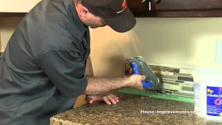 How To Grout A Mosaic Tile Backsplash [upl. by Libenson129]