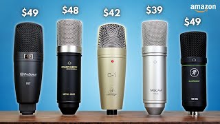 BEST MICROPHONES FOR VOCALS Under 50 on Amazon [upl. by Acined824]