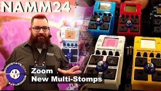 NAMM 2024  Zoom  Updated Multistomp Pedals [upl. by Rudwik317]