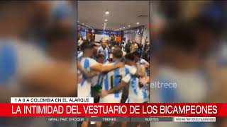 ARGENTINA CAMPEÓN DE LA COPA AMÉRICA 2024 ASÍ FESTEJARON JUGADORES Y TÉCNICO EN EL VESTUARIO [upl. by Ativet]