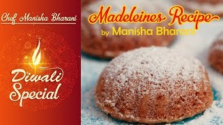 Madeleines Recipe Easy Madeleines Cookies Cake Recipe In Kadai Diwali Special Recipe [upl. by Brooking158]